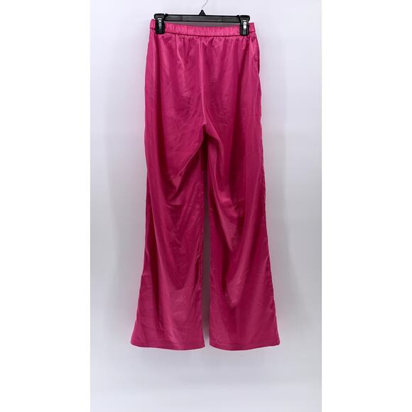 ADIKA Women's Fuchsia Pink Wide-Leg High-Rise Dress Up Pant SZ S - Picture 2 of 10